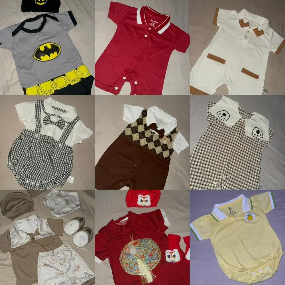 Baju / topi bayi 0-6 bulan