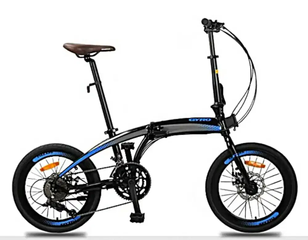 Sepeda Lipat 20inch Rubick Gyro alloy 2x9speed Disc Brake