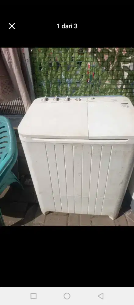 Jual mesin cuci 2 tabung thosiba
