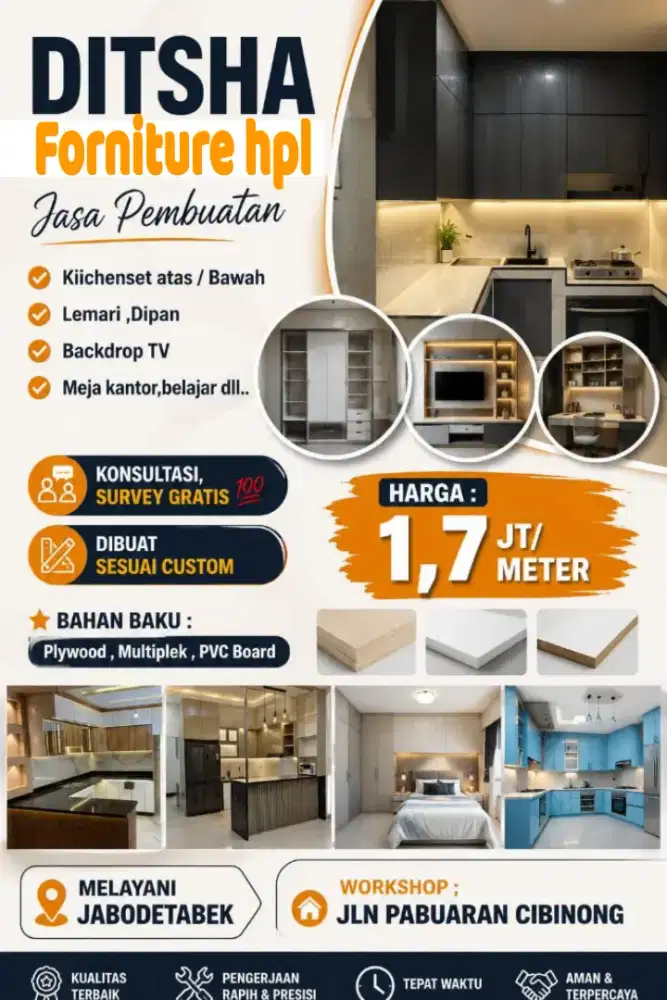 Forniture hpl custom