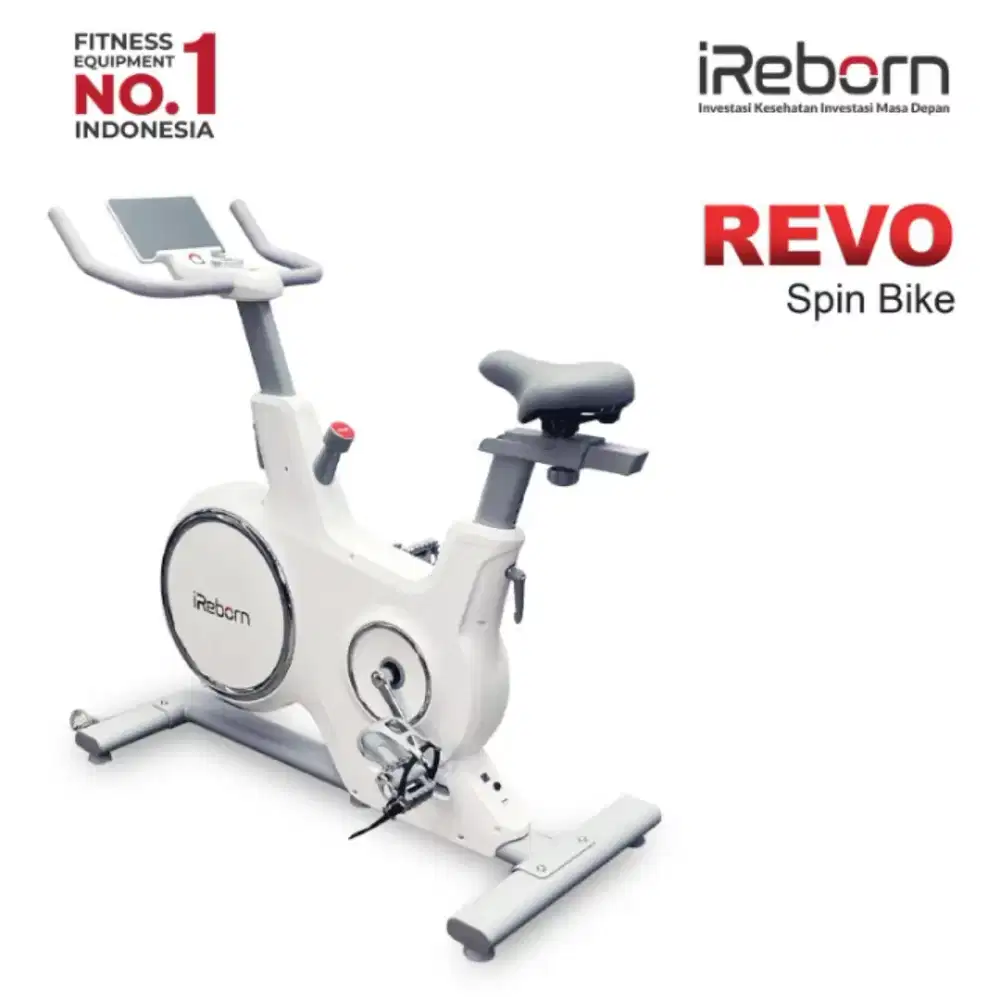 Sepeda Statis Spin Bike iReborn Revo - Alat Fitness Olahraga Rumahan