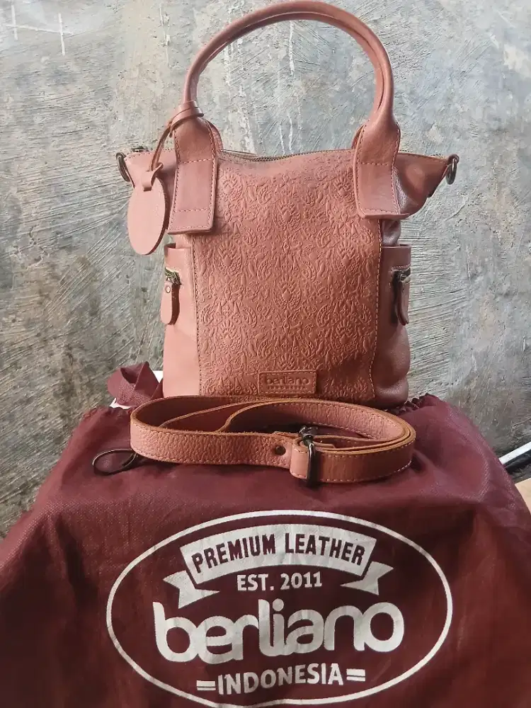 Berliano bag warna peach