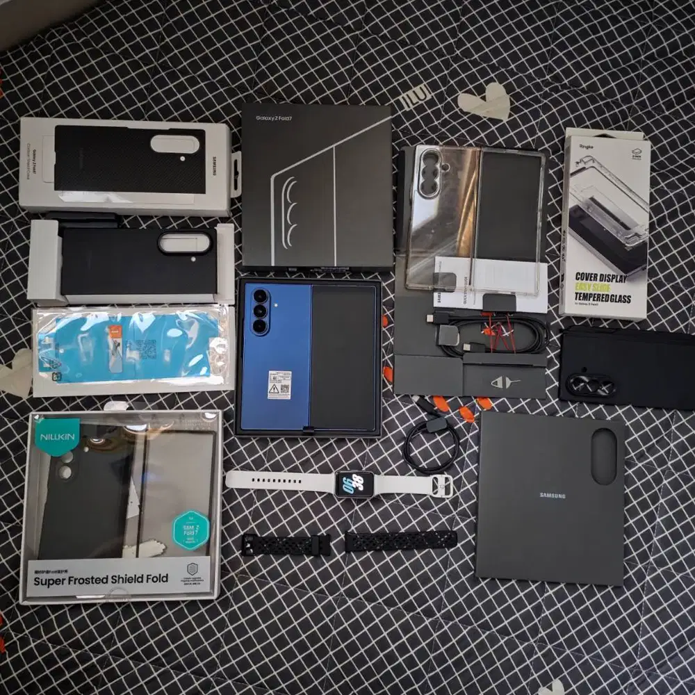 Samsung z fold 7 512gb sein resmi fullset original banyak bonus