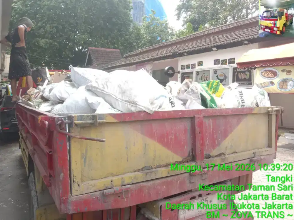Jasa buang puing dan buang sampah