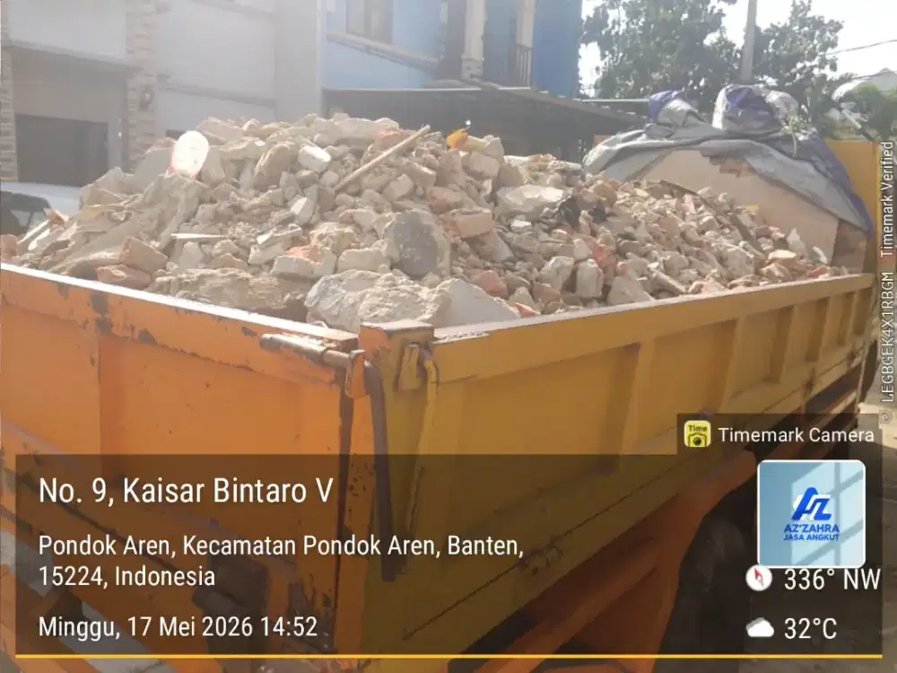 Jasa buang puing dan angkut sampah proyek
