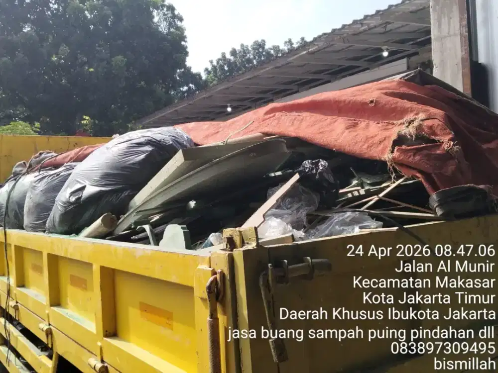 Jasa buang puing dan angkut sampah