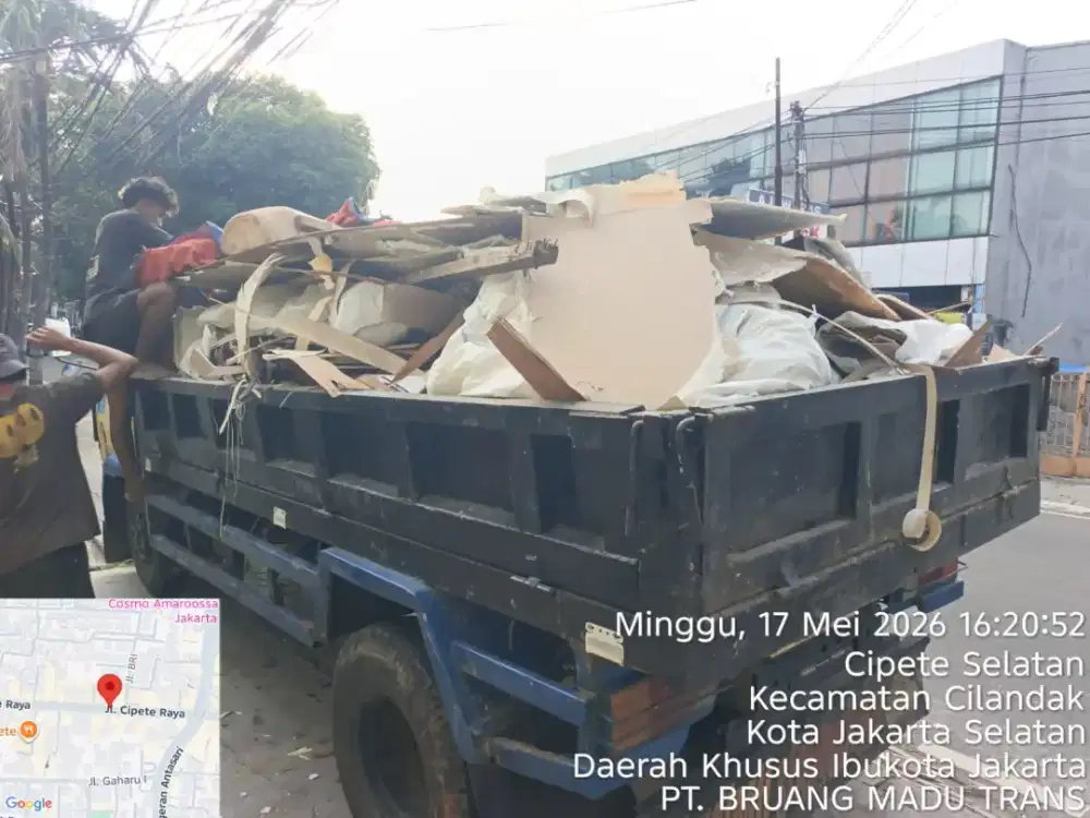 Jasa buang puing dan sampah