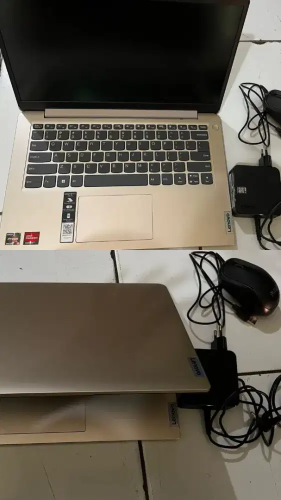 Lenovo IdeaPad 1 Ryzen Jarang Dipakai Bonus Mouse & Charger