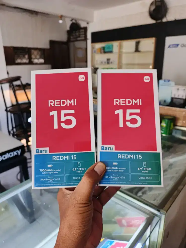 [ Fast respon WA ] Xiaomi Redmi 15 NFC 8+8/128 Garansi resmi 15bln