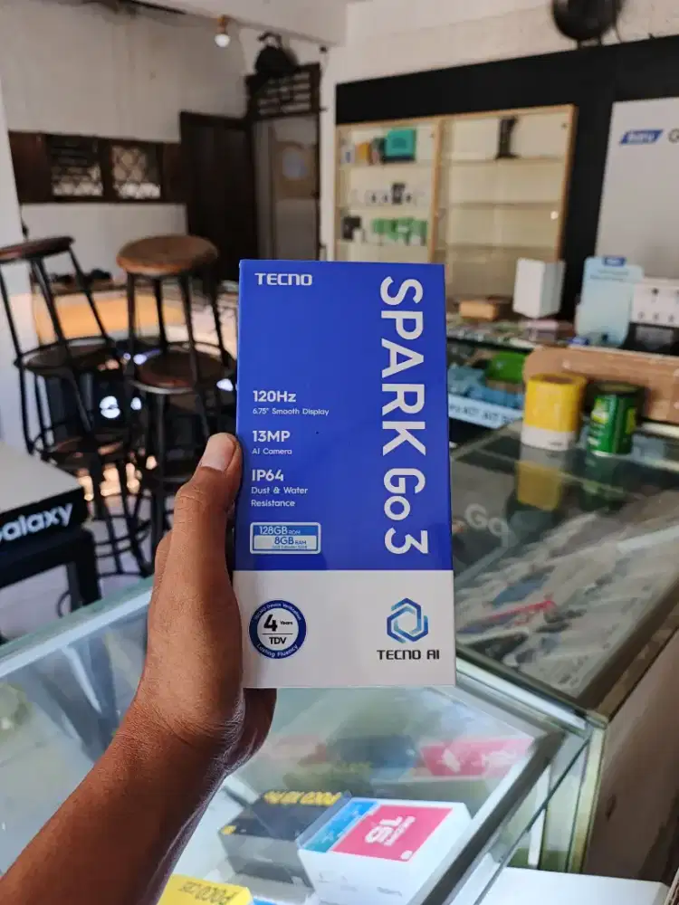 [ Fast respon WA ] Tecno Spark GO3 4+4/128 Garansi resmi 13bln