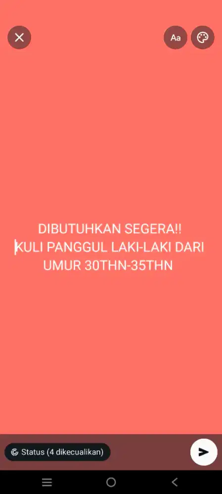 LOWONGAN KERJA KULI PANGGUL