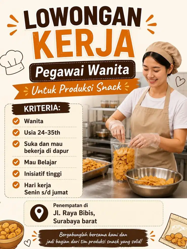 Lowongan Pegawai Wanita