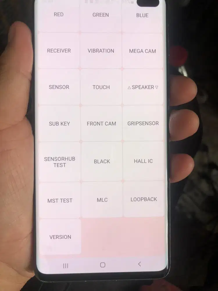 LCD samsung S10 plus