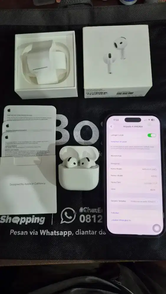 Airpods gen 4 anc ibox like new garansi on sampe 2027