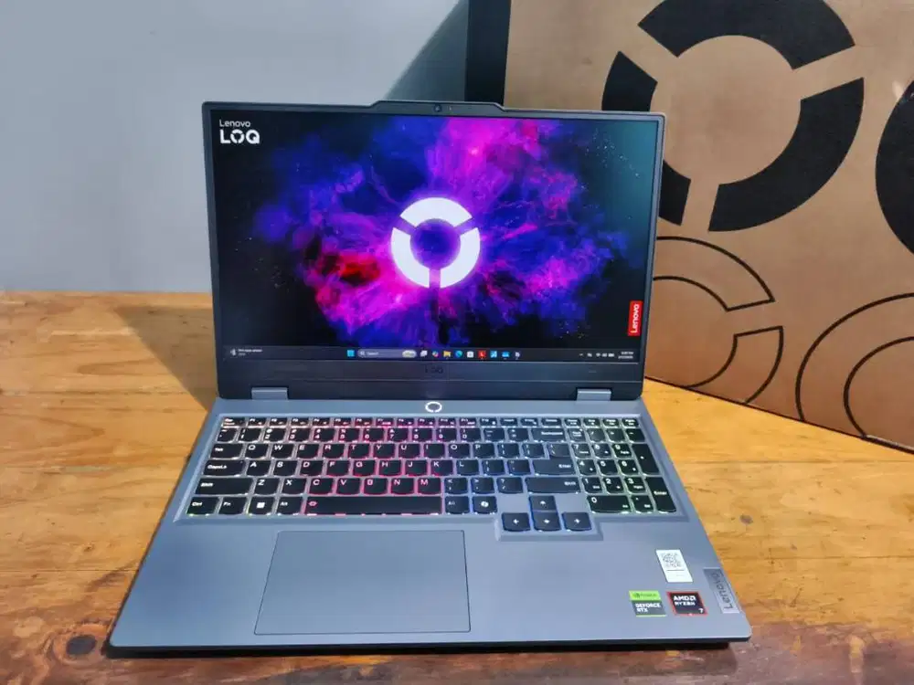 LOQ 15AHP9 Ryzen 7 8845HS 16/512GB RTX 4050 6GB Garansi April 2027