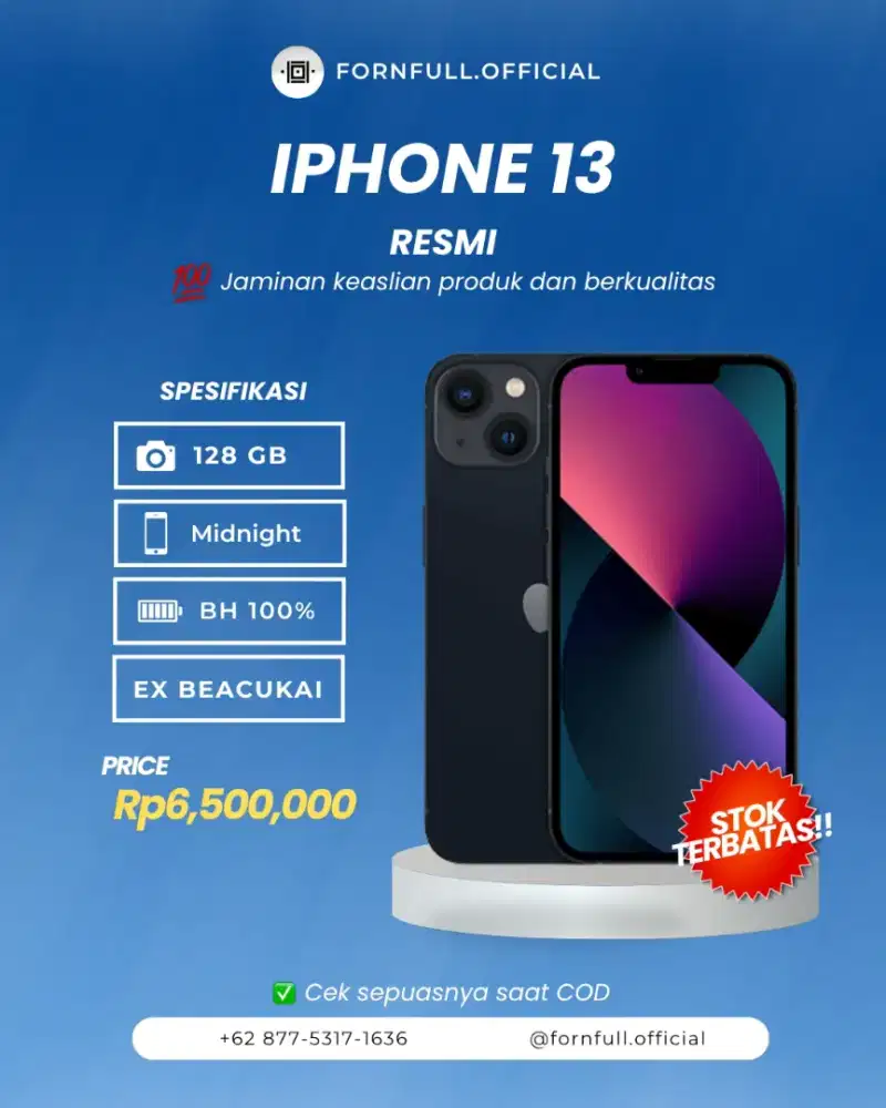IPHONE 13 BASIC 128GB BEACUKAI