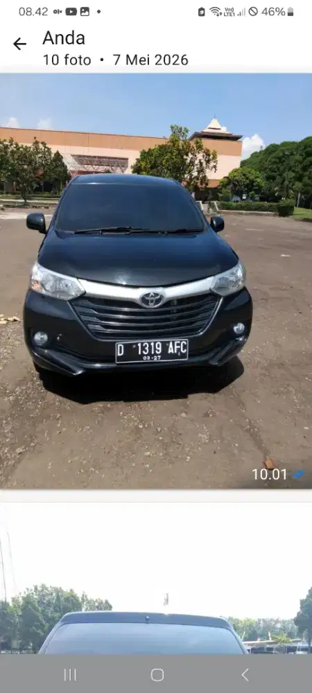 Bismillahirrohmaanirrohim dijual avanza hitam tipe  2017