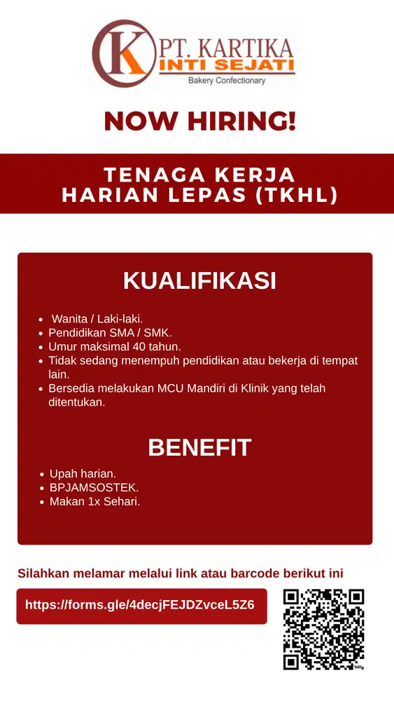 Tenaga Kerja Harian Lepas / Pekerja Harian