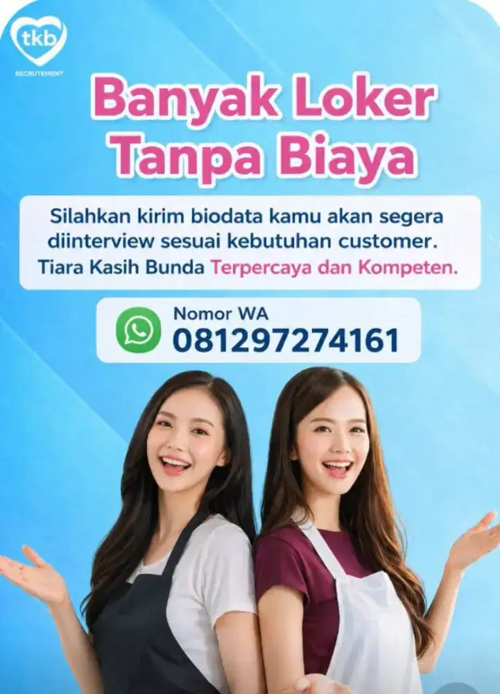 Banyak Job Baby Sitter ART & Perawat Lansia Terpercaya Terakreditasi