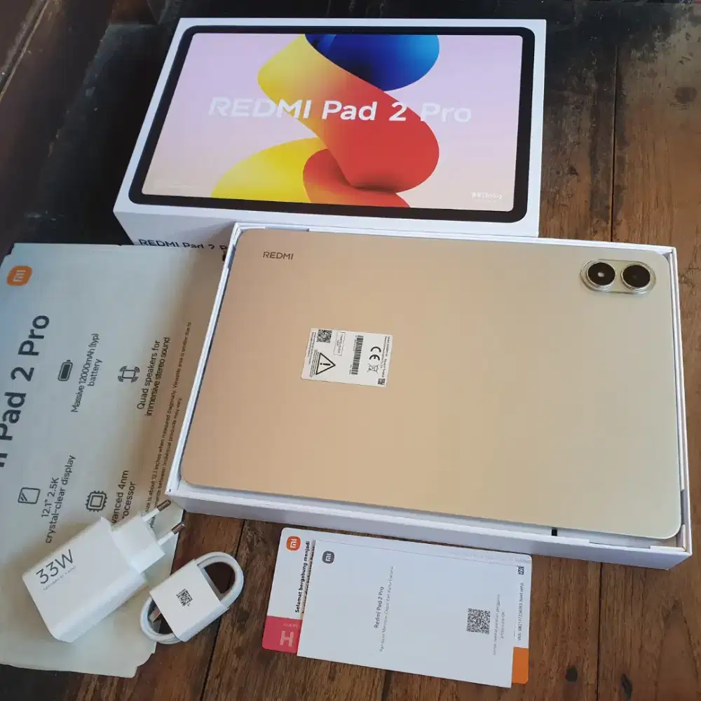 Redmi Pad 2 Pro + Keyboard-Stylus BH 100% Garansi 2027 Xiaomi Pad 2 Pr