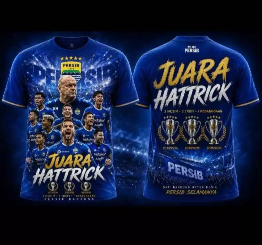 Kaos persib juara hattrick
