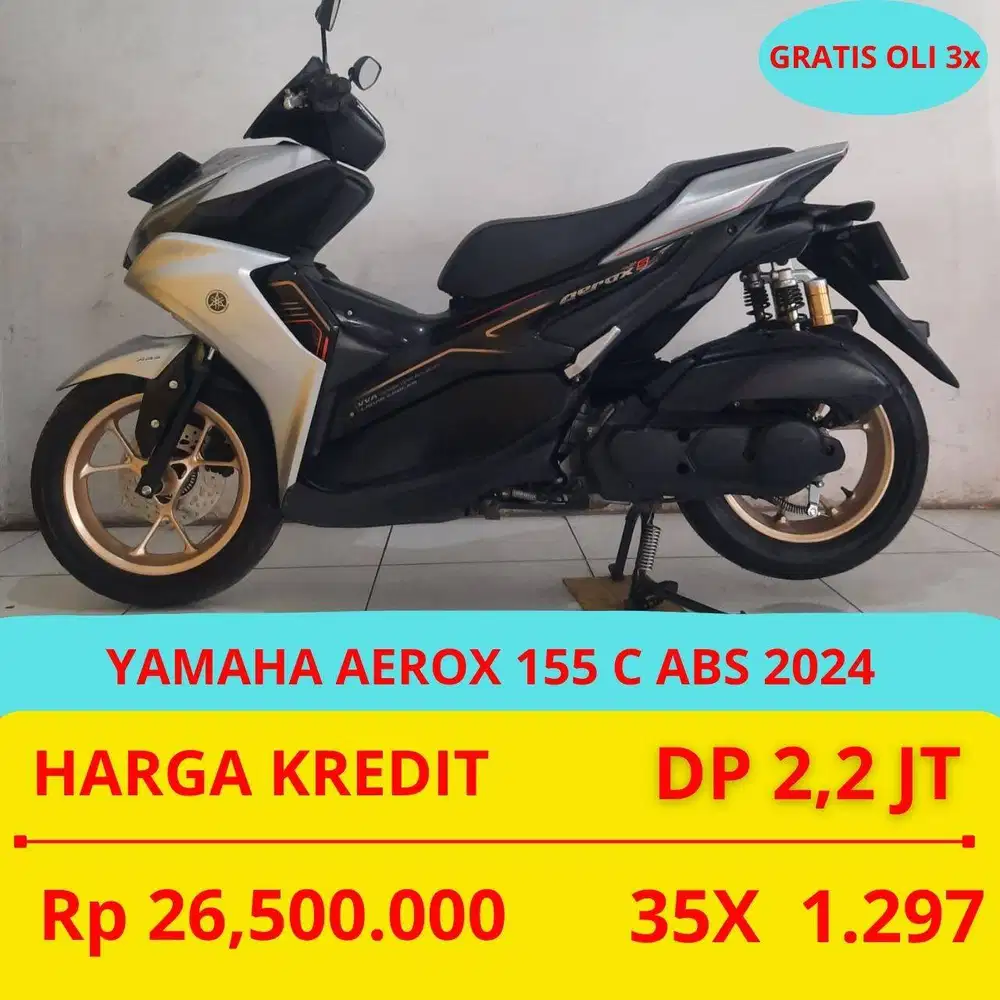 YAMAHA AEROX 155 C ABS 2024 DP MURAH 2,2 JUTA