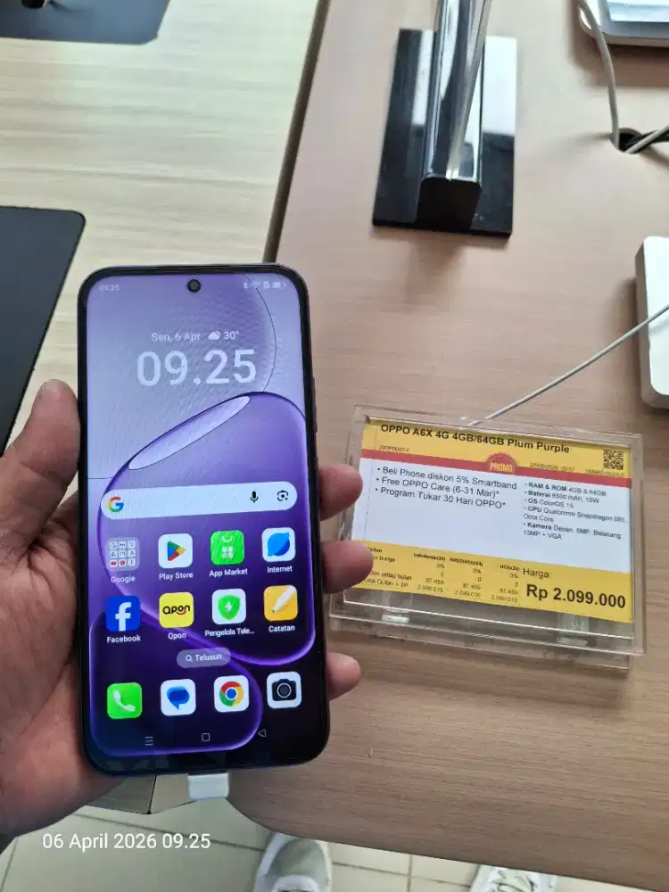 SEDIA KREDIT HP OPPO A6X PROMO BUNGA RINGAN