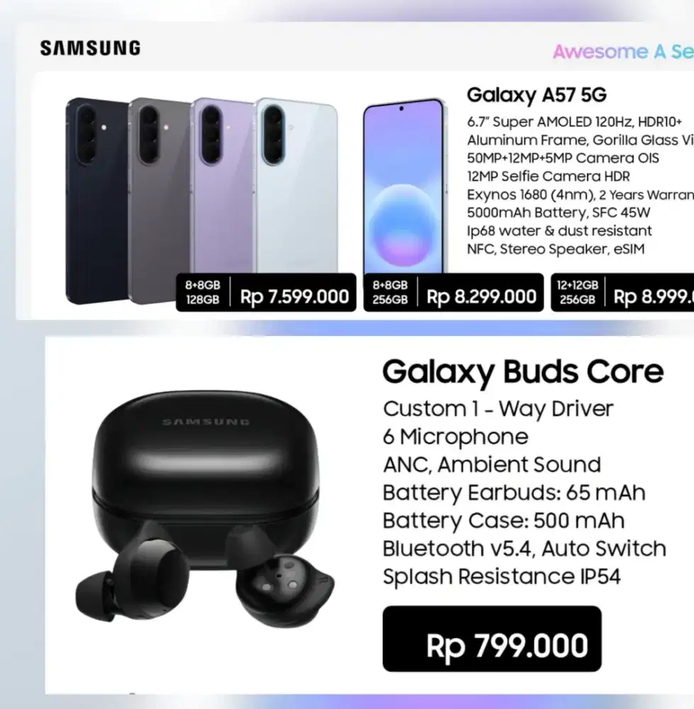 PROMO KREDIT HP SAMSUNG A57 5G