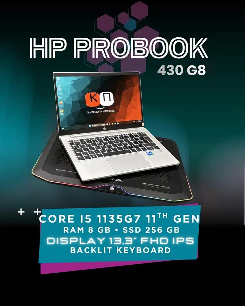 HP PROBOOK 430 G8 i5 1135G7 8Gb 256GB 13 inch FHD