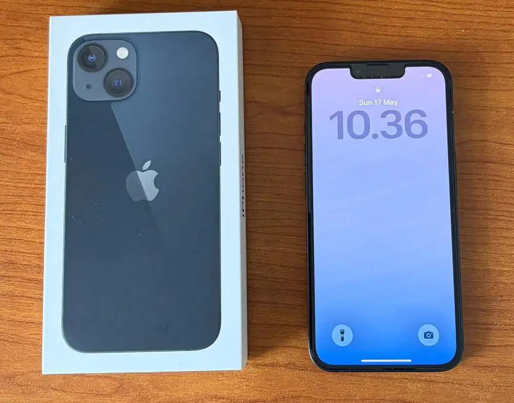iPhone 13 256GB Midnight Fullset Ori Indonesia BH 87%