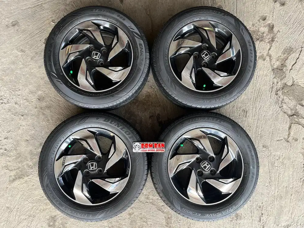 velg oem mobilio rs ring 15 lubang 4/100 ban masi tebel semua