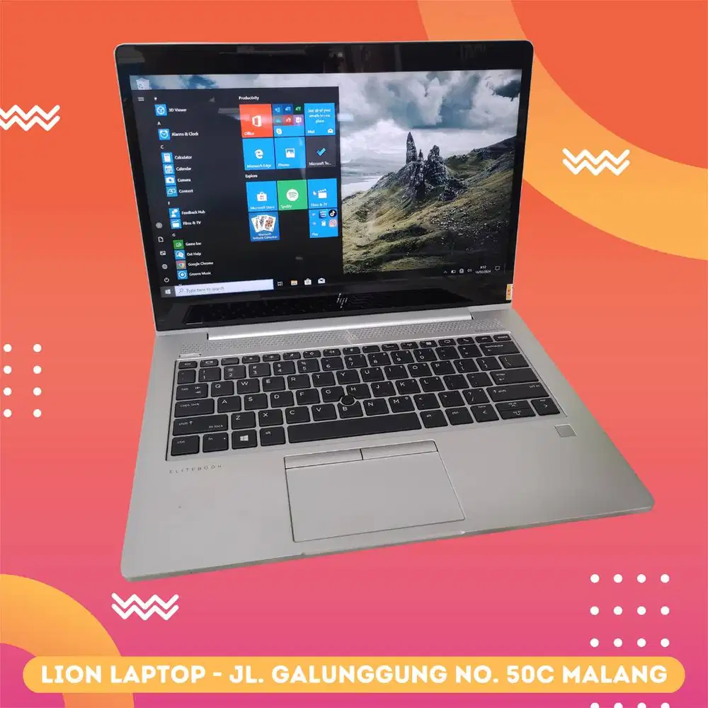 Core i7 gen 8 RAM 8GB Touchscreen Slim HP Elitebook 830 G6 [18|05]