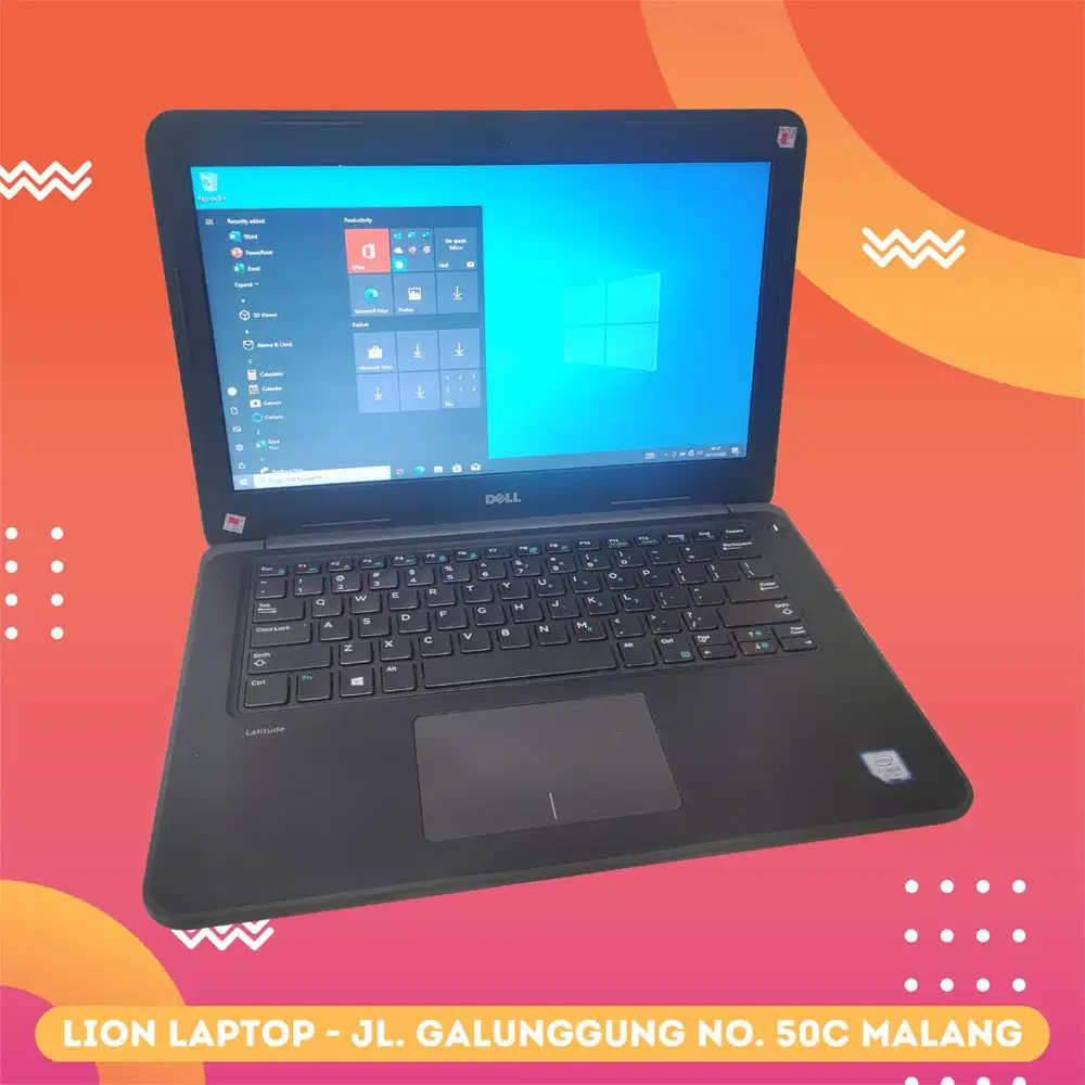 Core i5 Gen 7 Murah Mulus RAM 8GB SSD 256GB Dell Latitude 3380 [18|05]
