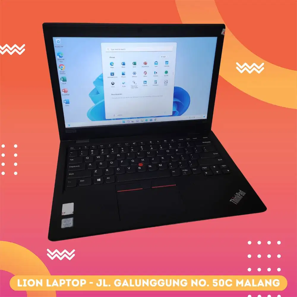 Core i5 Gen 8 RAM 8GB SSD 256GB Lenovo Thinkpad L390 [18|05]
