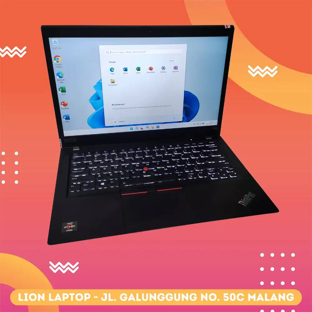 AMD Ryzen 5 PRO 3.7Ghz 8/256 VGA 2GB Lenovo Thinkpad T495s [18|05]