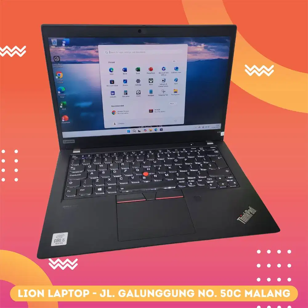 Core i5 Gen 10 slim mulus RAM 8GB SSD 256 Lenovo Thinkpad X13 [18|05]