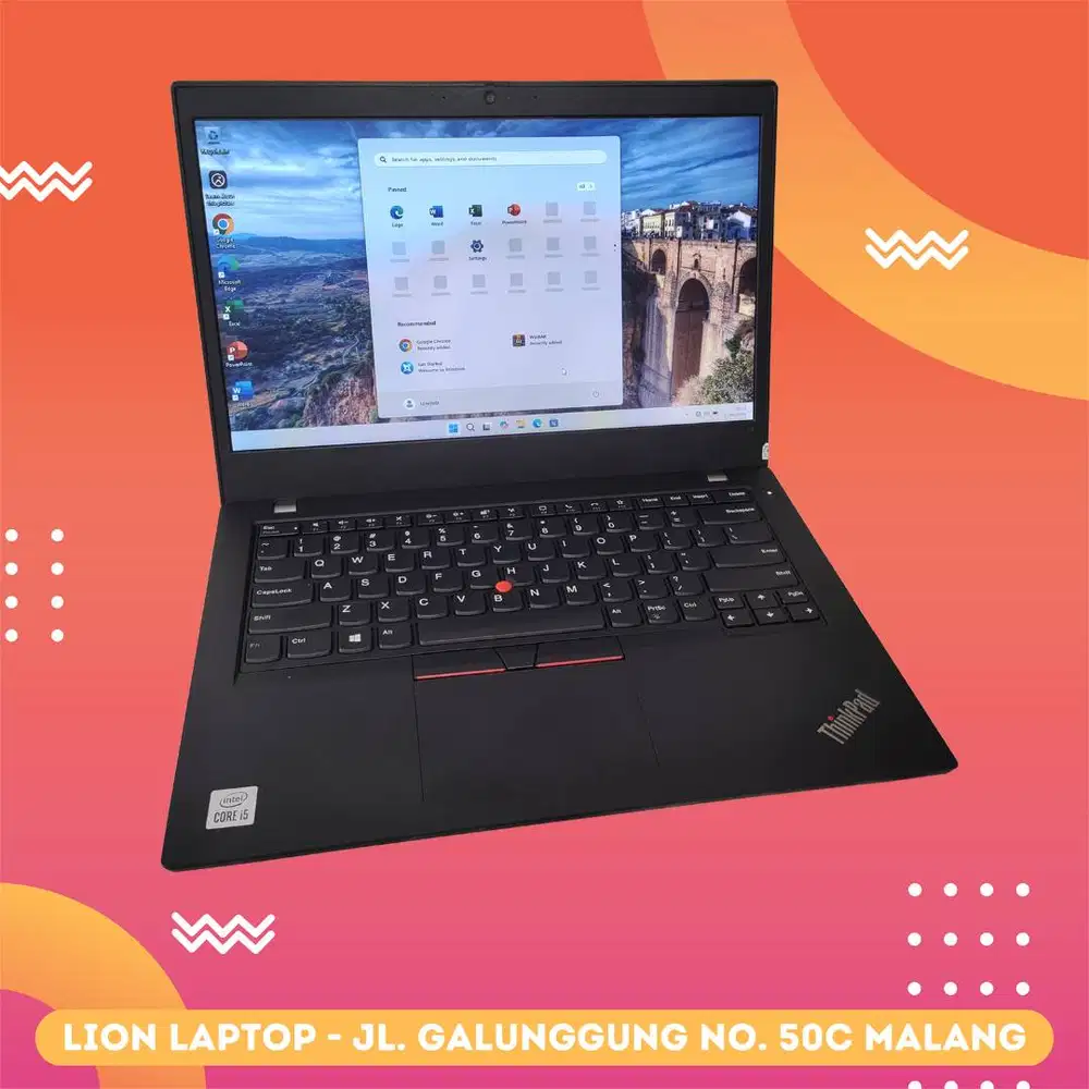 i5 Gen 10 Murah RAM 8GB SSD 256GB Lenovo Thinkpad L14 [18|05]