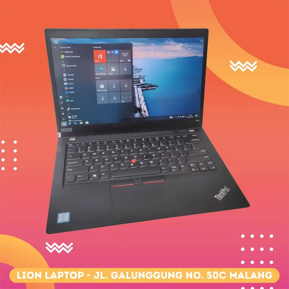 Double VGA NVIDIA Core i5 8/256 Slim Lenovo Thinkpad T490 [18|05]