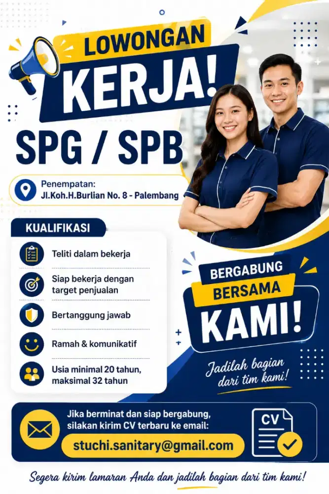 Lowongan Kerja SPG - SPB