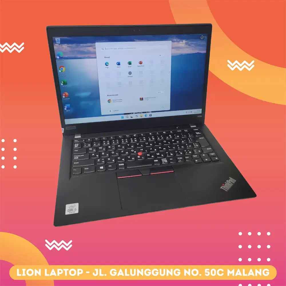 i5 GEN 10 Murah RAM 8GB Lenovo Thinkpad X390 [18|05]