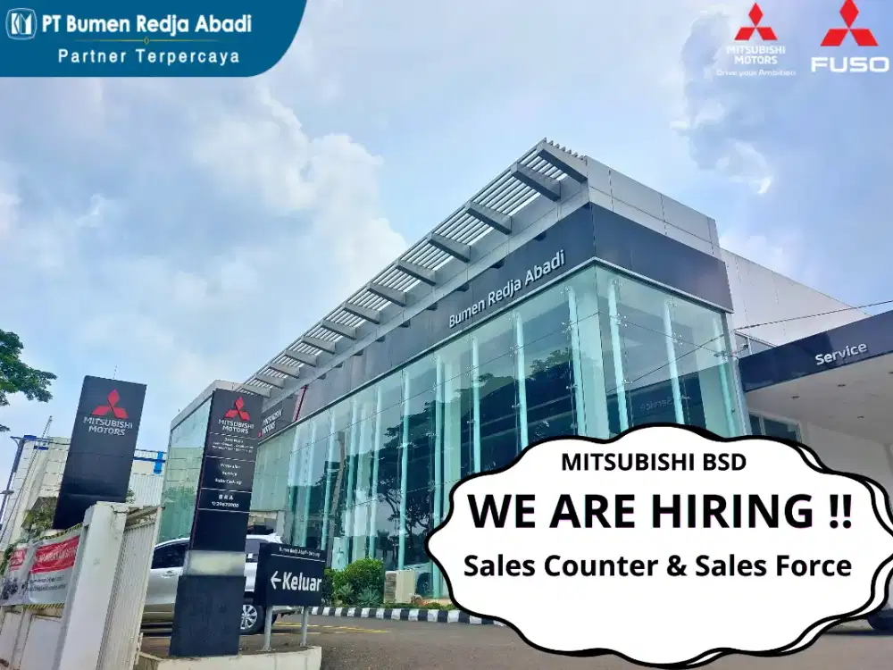 LOWONGAN SALES MITSUBISHI BSD