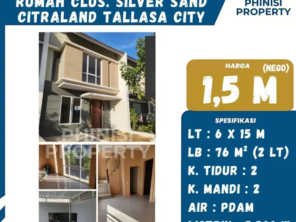 Rumah Siap Huni di Citraland Tallasa City