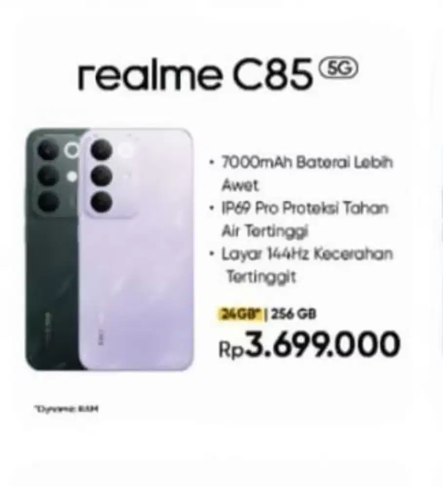 HEADPHONE ANDROID REALME C85 5G 24/256G