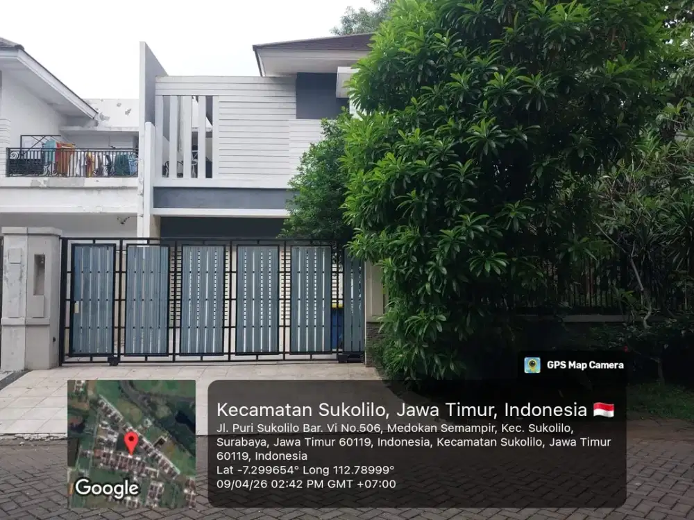 LUAS 375 M2!! DIJUAL RUMAH VIA LELANG DI SUKOLILO SURABAYA (PERUM PURI GALAXI - CLUSTER PALM COURTS) – HARGA OBRALL!!