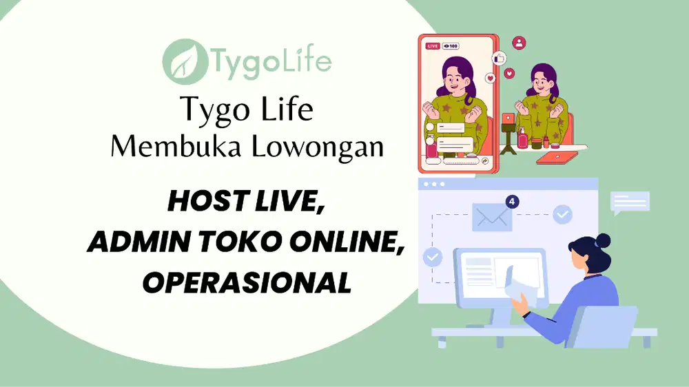 HOST LIVE, ADMIN TOKO ONLINE, OPERASIONAL MARKETPLACE SUNTER AGUNG