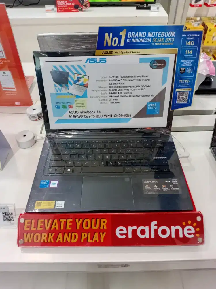 Laptop Asus, Lenovo, Acer, Zyrex, HP — Cicilan 0% & Bebas 1 Bulan