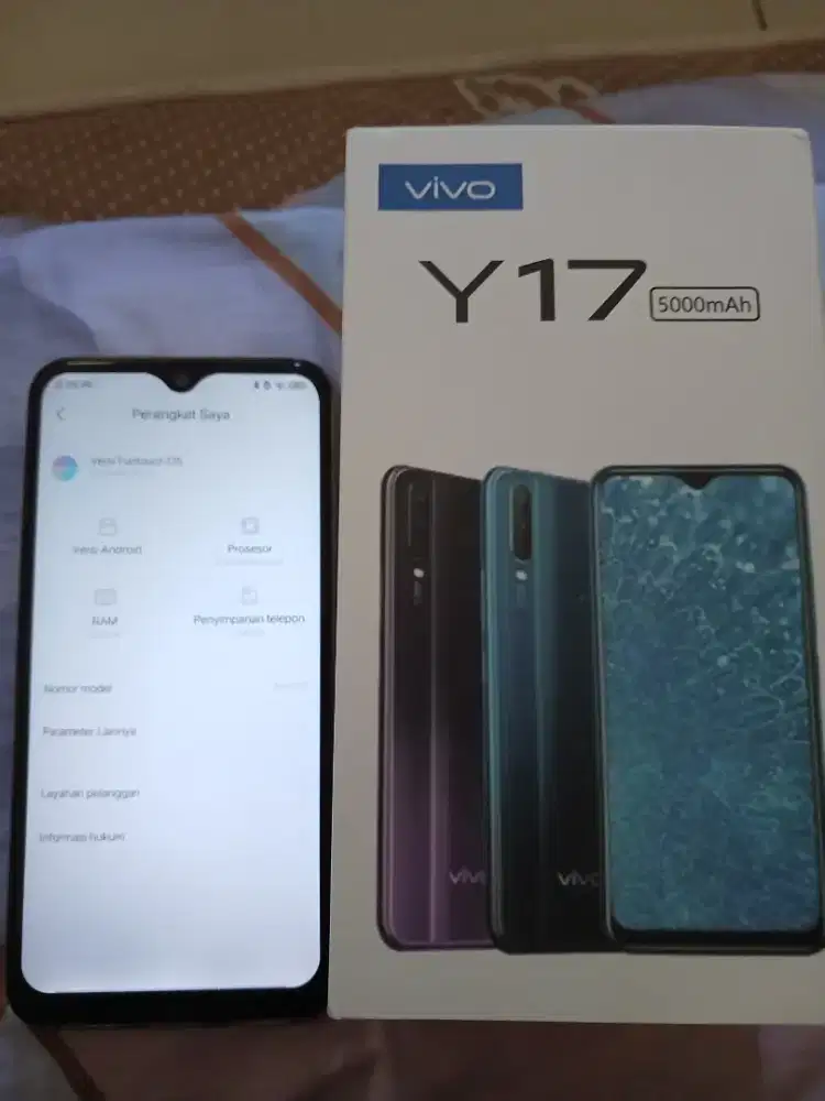 VivoY17 blue 5000 mah
