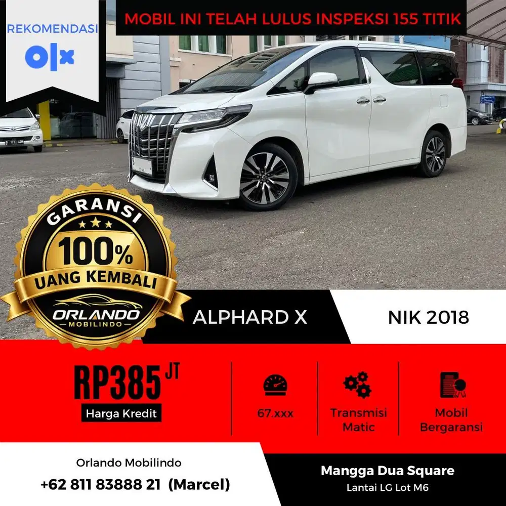 Toyota Alphard X 2.5 2018/2019