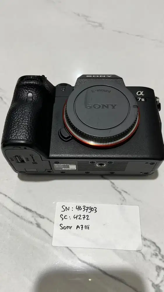 Sony A7iii / A7 iii / A7 Mark 3 Kamera Mirrorless