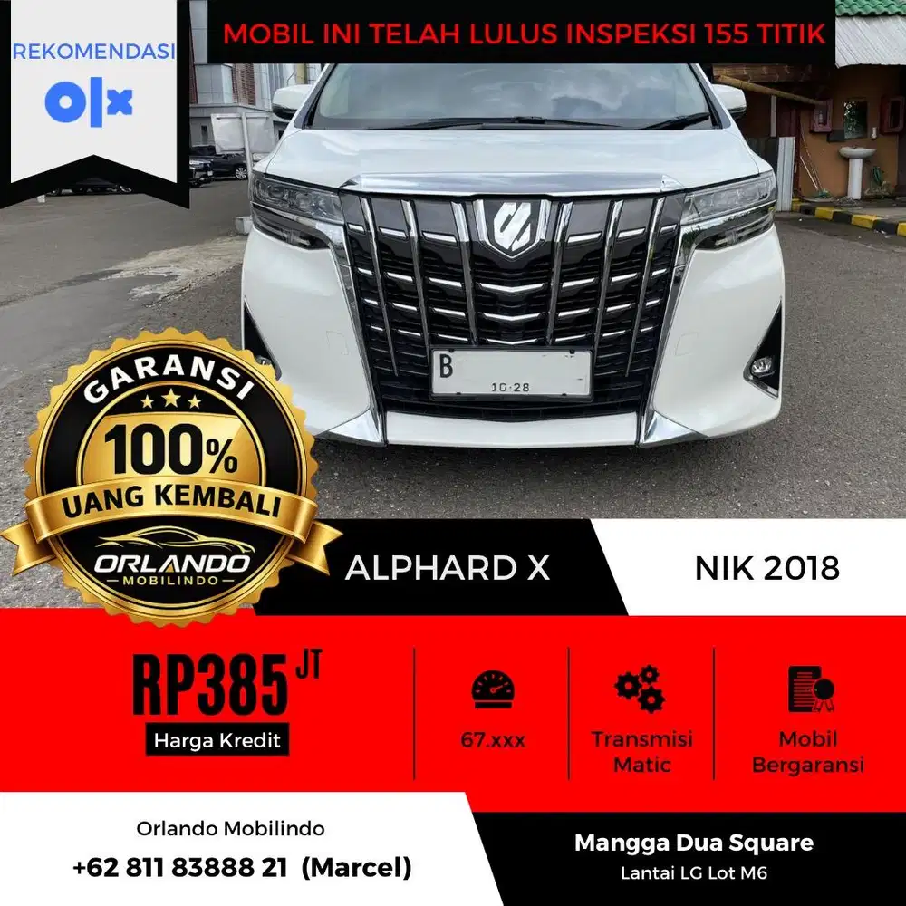 Toyota Alphard X 2.5 2018/2019